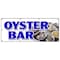 Signmission OYSTER BAR BANNER SIGN fresh clams crabs seafood beer liquor restaurant B-96 Oyster Bar - alternate 1
